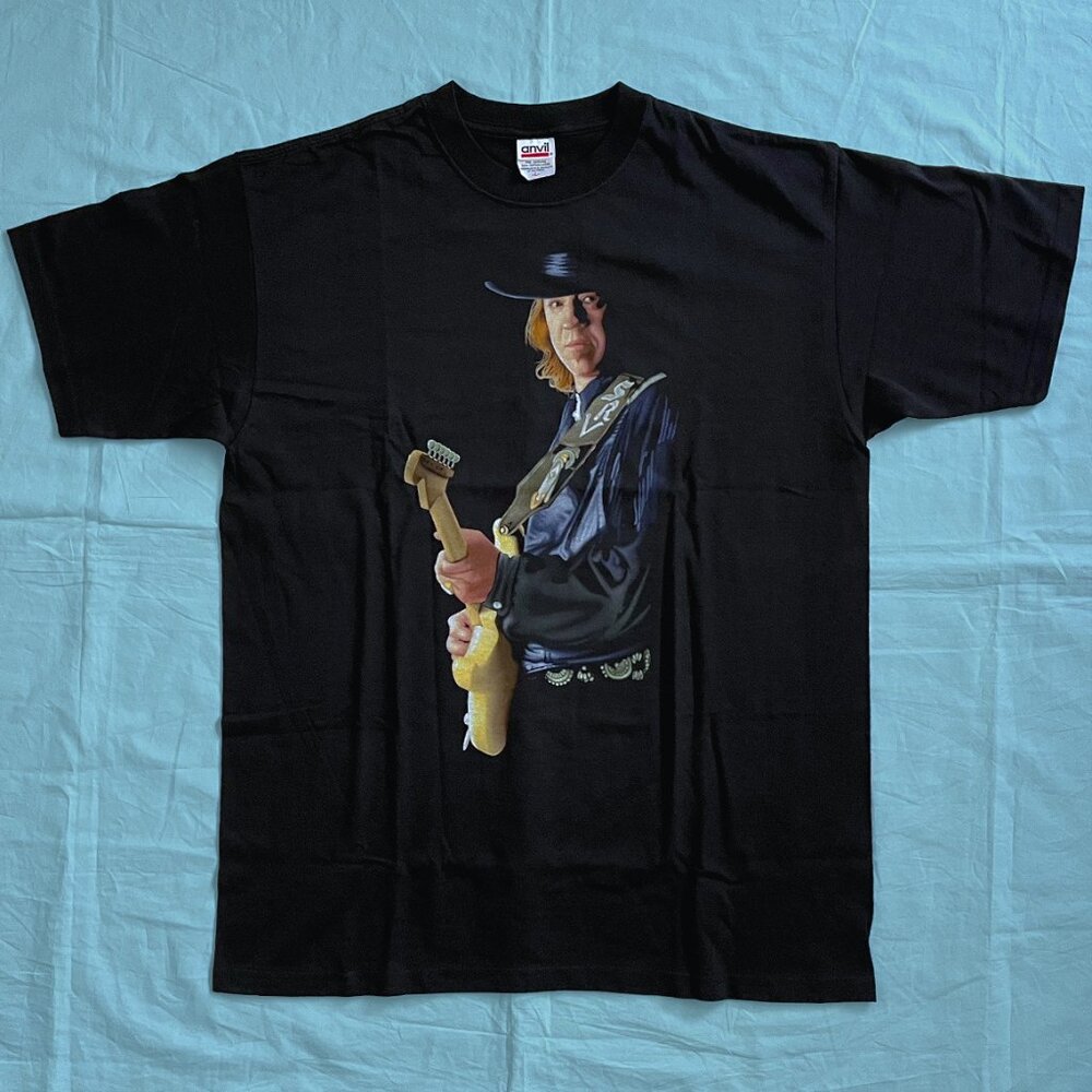 Vintage Stevie Ray Vaughn "Velvet Painting Portrait" T-Shirt